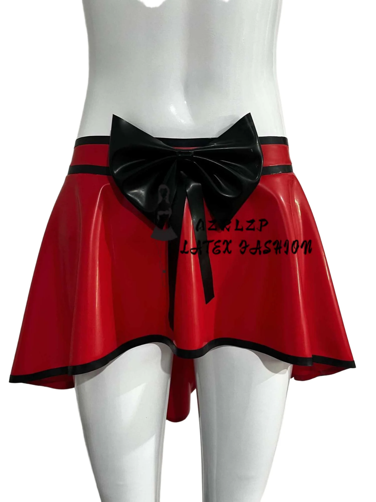 

Сексуальные латексные юбки с бантами неправильной формы