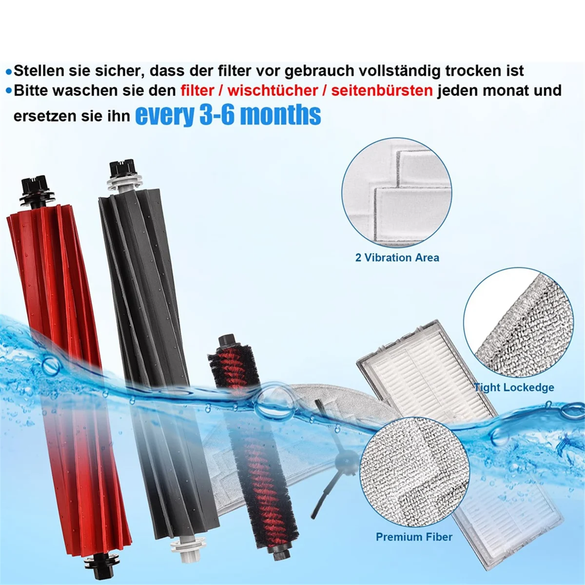 

Аксессуары для пылесоса для робота-пылесоса S8 Pro Ultra, двойная основная щетка, боковая щетка, фильтр Hepa, тряпки для швабры, запасные части