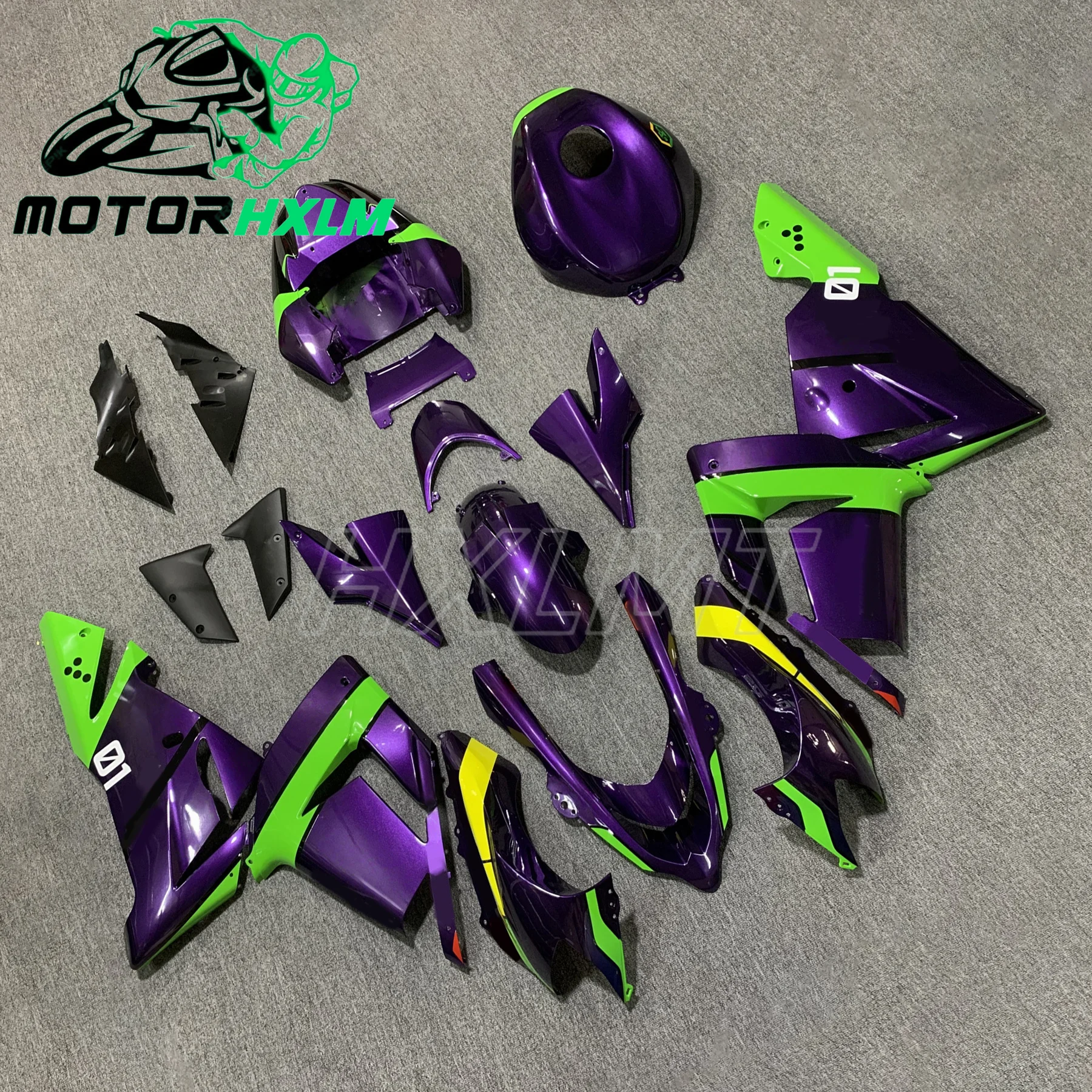Fit For KAWASAKI ZX10R 2004-2005 Bodywork fairing Full fairing kit Fairing kit Bodywork fairing kit Customized