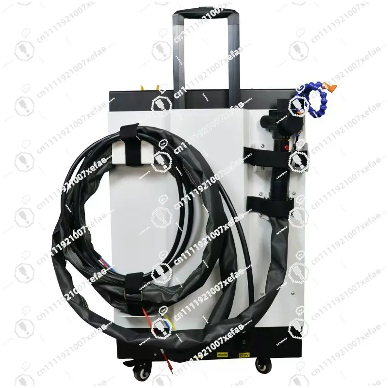 100W 200W 300W JPT MOPA Mini Portable Trolley Case Handheld Fiber Laser Cleaner Rust Remover