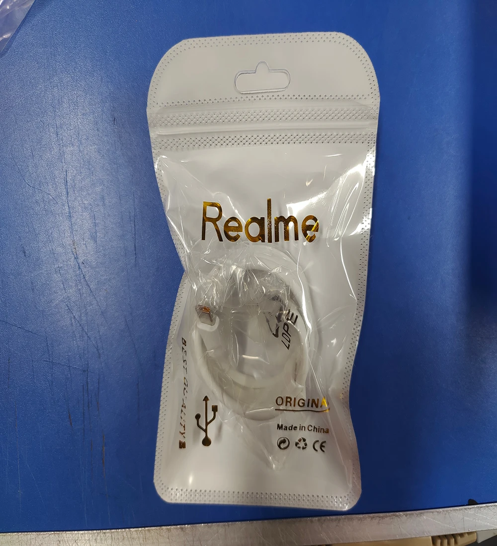 REALME CAVO DATI E RICARICA Type C ORIGINALE RAPIDA FINO A 100W 4.5A