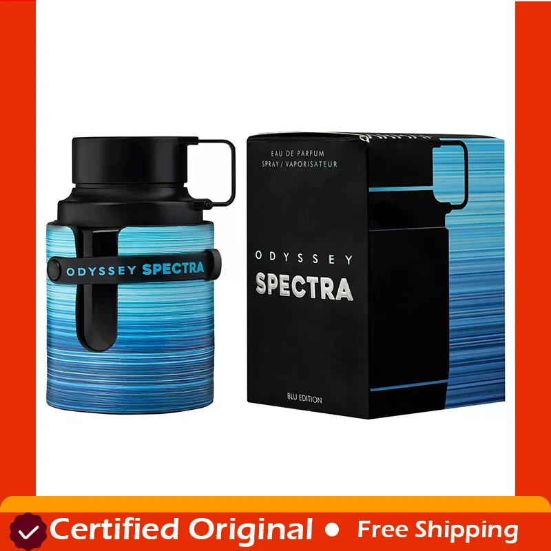 

Original Arabic Perfume Armaf Perfumes Odyssey Spectra Blu Edition Eau De Parfum 100ml For Him, Perfume For Men, Long Lasting Bold & Masculine Fragrance, Men’s Woody Spicy Amber Scents Cologne Pheromone Portable Birthday gift