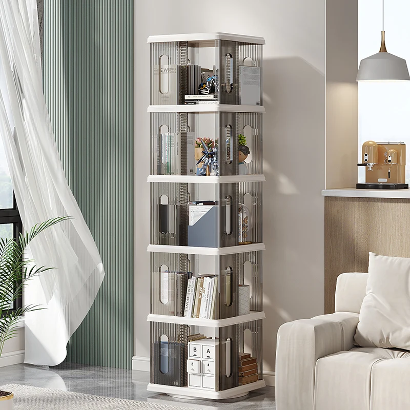Rotating book Floor storage Children's book Student home storage Living room display Book storage