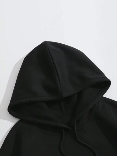 Imagen 2 del producto Top estampado de talla grande para hombre y mujer, holgado, informal, suave, cómodo y transpirable, sudadera con capucha holgada para deportes al aire libre