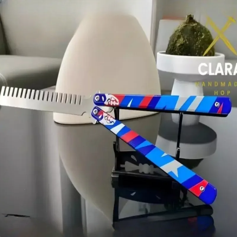 Valorant Figure Weapon Balisong Butterfly Comb GO Vol Melee Game Accessories Anime Safety Figurines Model Toy Gifts Collections