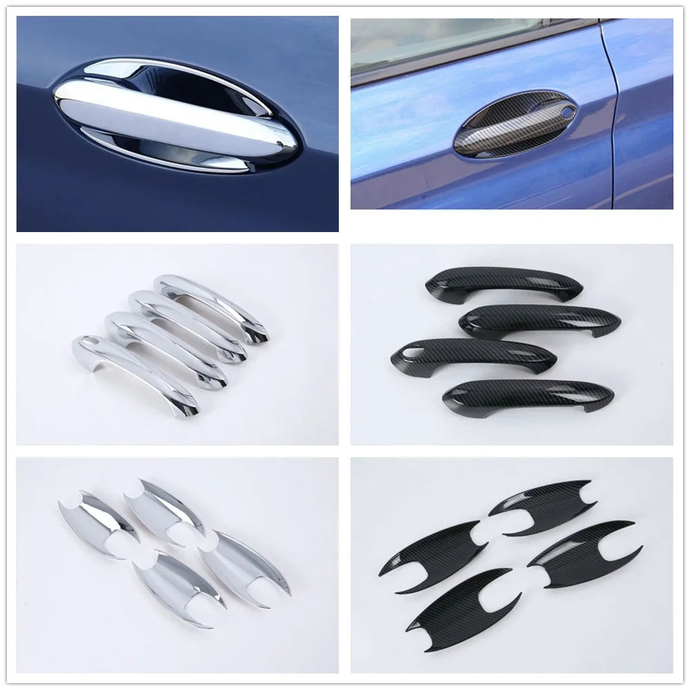 

For BMW X3 G01 X4 G02 2018-2021 Accessories Car Door Pull Doorknob Handle Bowl Cap Decoration Cover Trim