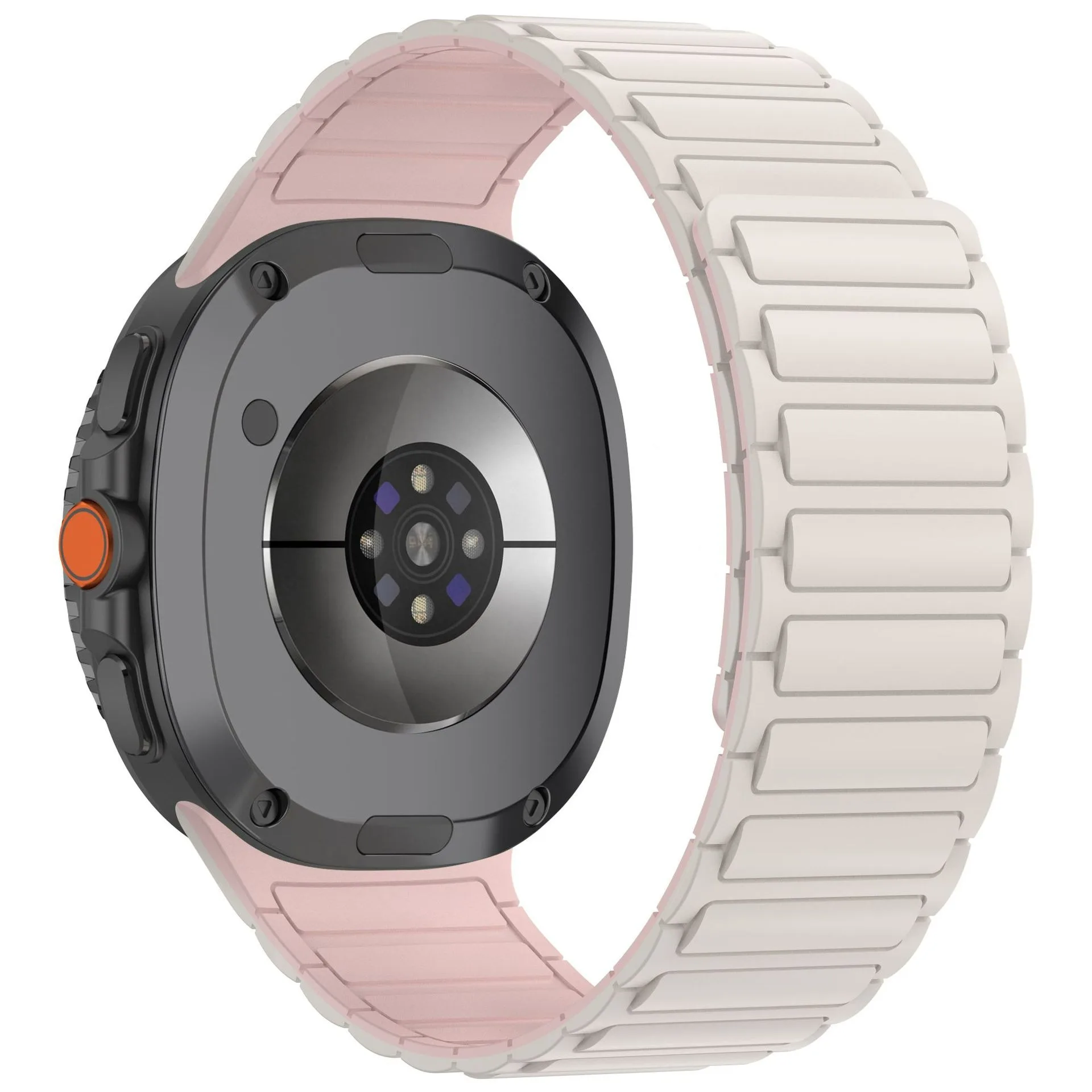 삼성 갤럭시 워치 8/8 클래식 46mm 스포츠 스트랩, 갤럭시 워치 8 40 44mm용 실리콘 밴드, 틈새 없음 액세서리