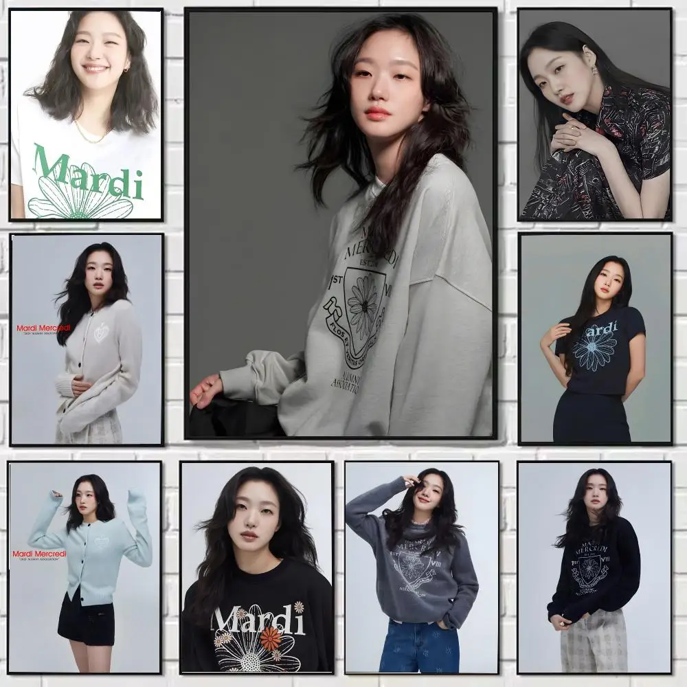 ملصق الممثلة Kim Go-Eun ملصقات جدارية فنية جدارية مطبوعة للصور لديكور غرفة المعيشة المنزلية والممر #1