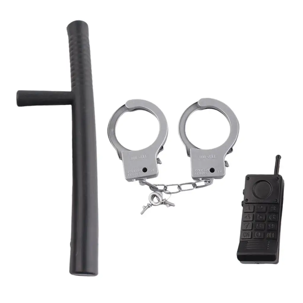 Officer Set Child Costume Kids Boys Educational Toys Drama Cosplay