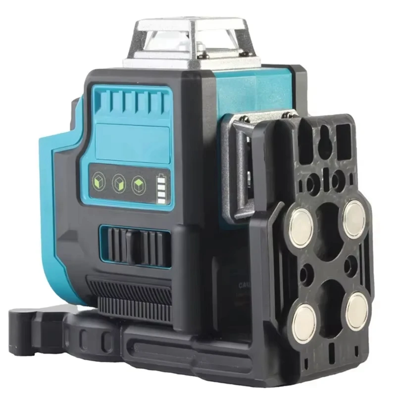 12 Lines Laser Level 3D Horizontal & Vertical Green Meter Self-Leveling Tools for 18V Battery Lasers Tools-A63M
