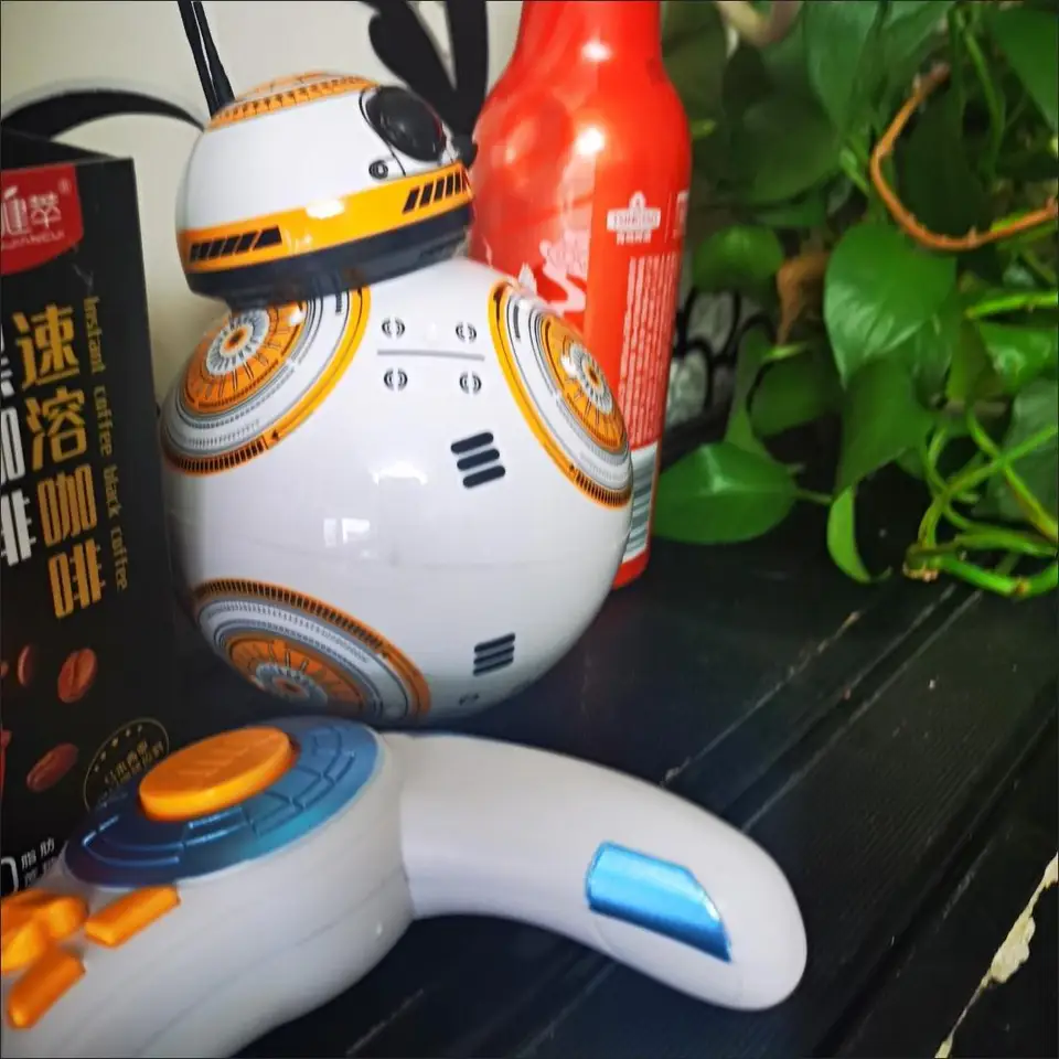 子供のためのスターウォーズスマートリモコンロボット,モデルBB 8,人形