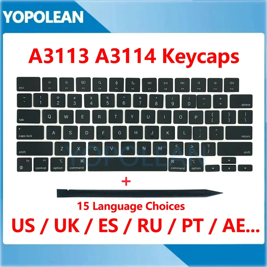 New A3113 A3114 Keycaps Keys For Macbook Air M3 13