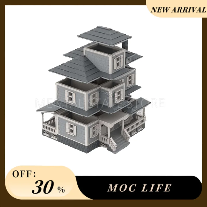 ใหม่ 4311PCS ที่กําหนดเอง MOC Country House Building Blocks เทคโนโลยีอิฐ DIY Creative Assembly การศึกษาของเล่นวันหยุดของขวัญ