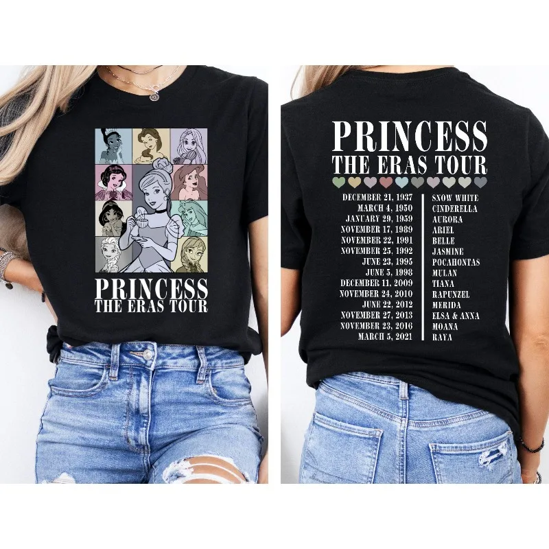 

Princess Era Touring Shirt, Princess Touring Shirt, Retro Disney Shirt, Disney Princess Shirt, Princess Era Touring Shirt