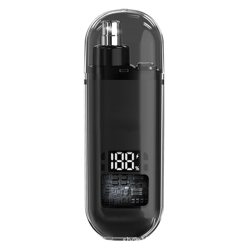 USB-Aufladbarer Nasen- und Ohrenhaarschneider für Männer, Mini Kompakter Tragbarer Elektrischer Nasenhaarschneider, Schnellaufladbar, Waschbarer Trimmer H – Detail 3