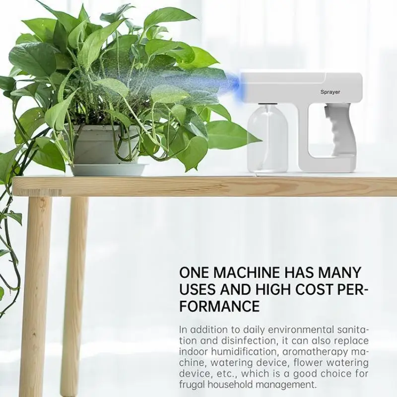380ML Elektrischer Nano-Blaulicht-Dampfsprüher K5 Kabelloser Nebel-Desinfektionssprüher Zerstäubungsgerät – Detail 3