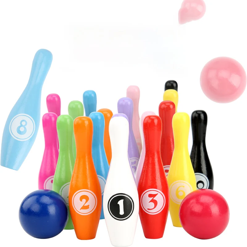 Bowling Set Education Toys For Kids Toddlers Animal Number Learning  Indoor Outdoor Sports Games Toys for Kids Baby Gift