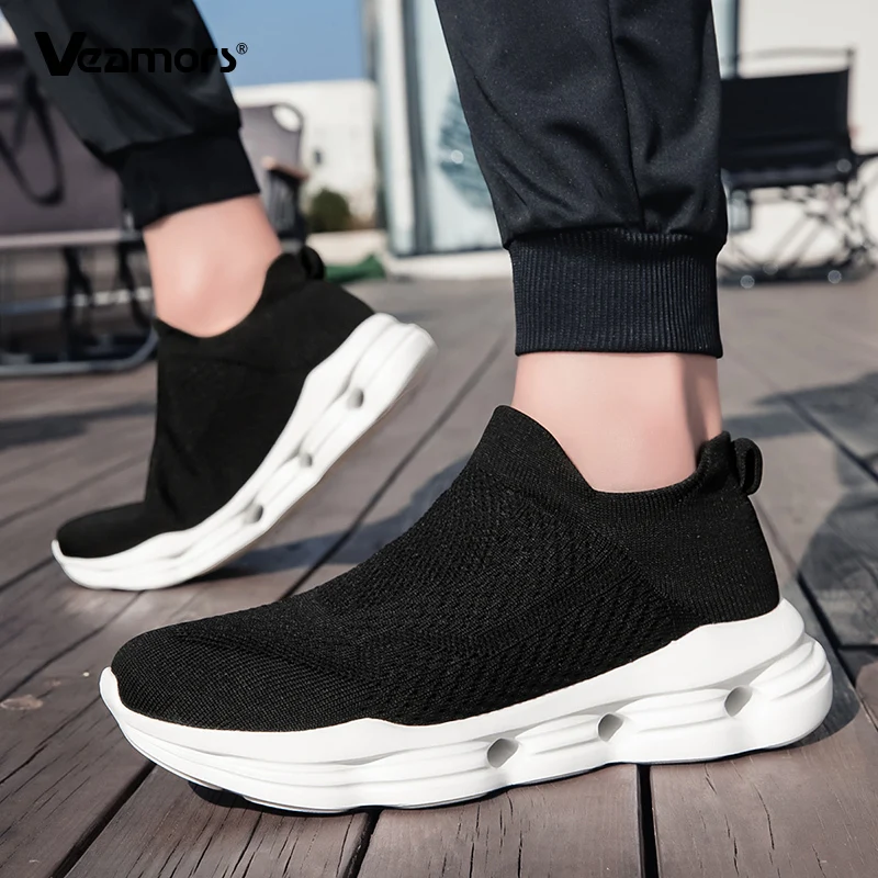 

VEAMORS Walking Shoes Light Socks Shoes Knitted Casual Sports Shoes for Men Women Running Jogging Trainers Breathable Mesh