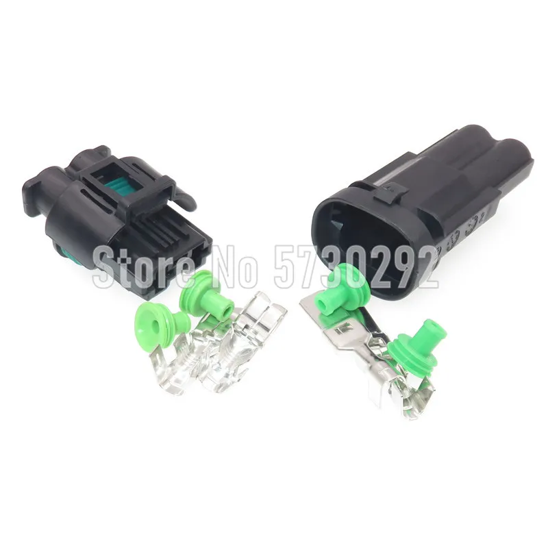 

2P 1544317-1 1544678-2 Automobile Fan Plug Waterproof Socket Map Sensor Connector For Peugeot Citroen C-Triomphe CL4