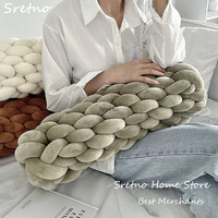 Fried Dough Twists Knot Throw Pillows Nordic Bedroom Plush Cushions Living Room Sofa Home Decorations Cushion cojines para auto