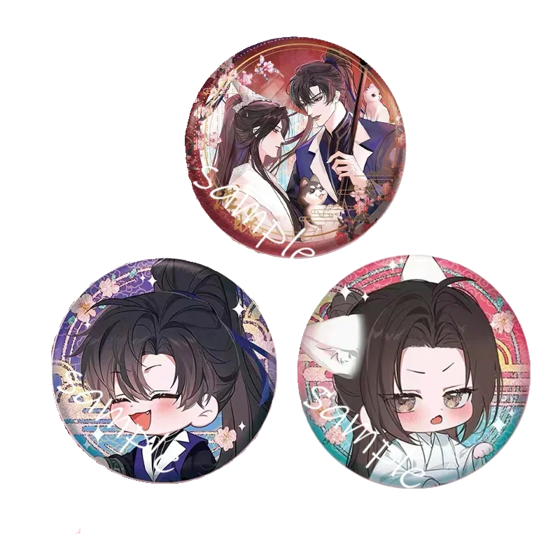 Anime The Husky and His White Cat Shizun Mo Ran Chu Wanning  Cosplay Exquisite brooch badge Gift