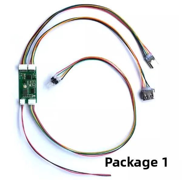 Wired Mechanical Keyboard to Wireless Adapter, Bluetooth/2.4G/USB Tri-Mode DIY Module with Multi-Device Switching