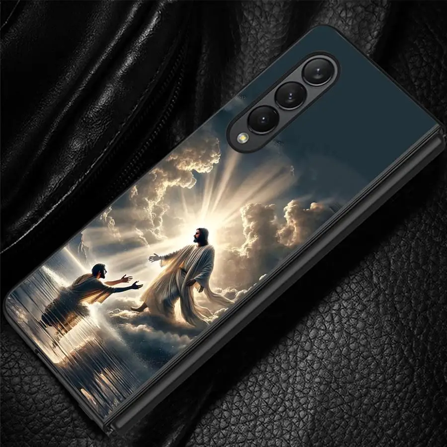 God Saves Case for Samsung Galaxy Z Fold 8 Ultra ZFold5 ZFold7 ZFold4 Z Fold 7 6 5 4 3 ZFold6 ZFold3 Phone Cover