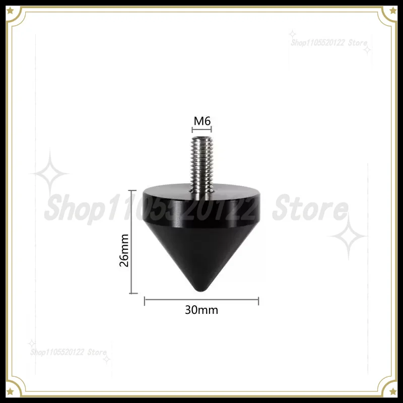Black Diamond Speaker Shock Absorber Foot Nail High Fidelity Audio Shock Absorber Nail Pad Shock Absorber Foot Nail