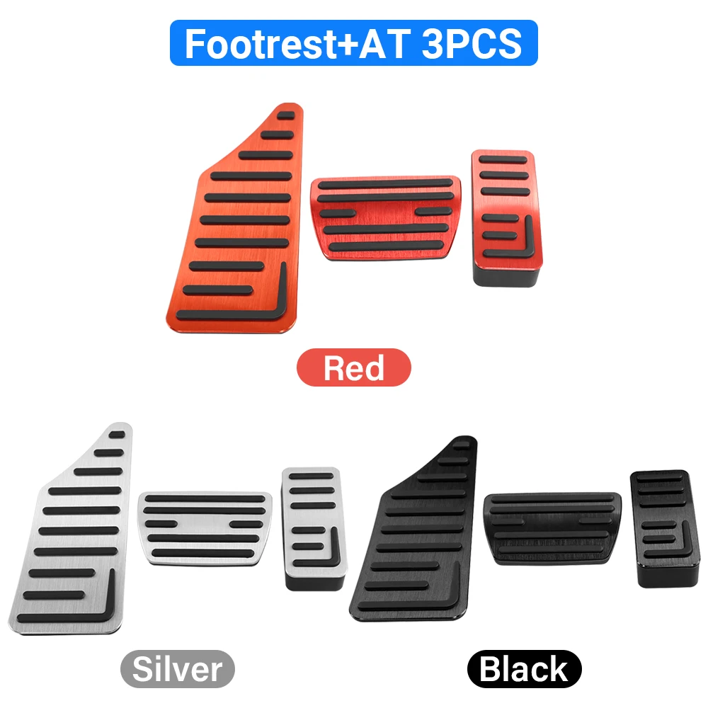 For Honda HR-V HRV HR V 2021 2022 2023 Aluminum Alloy Car Footrest Pedal Accelerator Brake Pedal Cover Non-Slip Pads Accessories