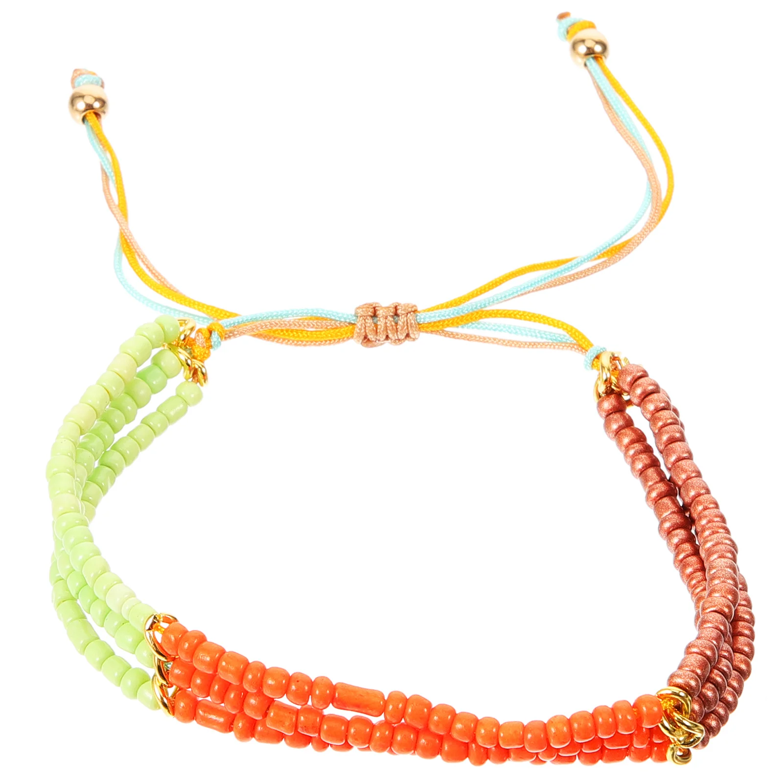 

Charm Bracelet for Women Bohemian Beaded Design Layered Wrist Jewelry Fashion Accessory Gift for Birthday New Year