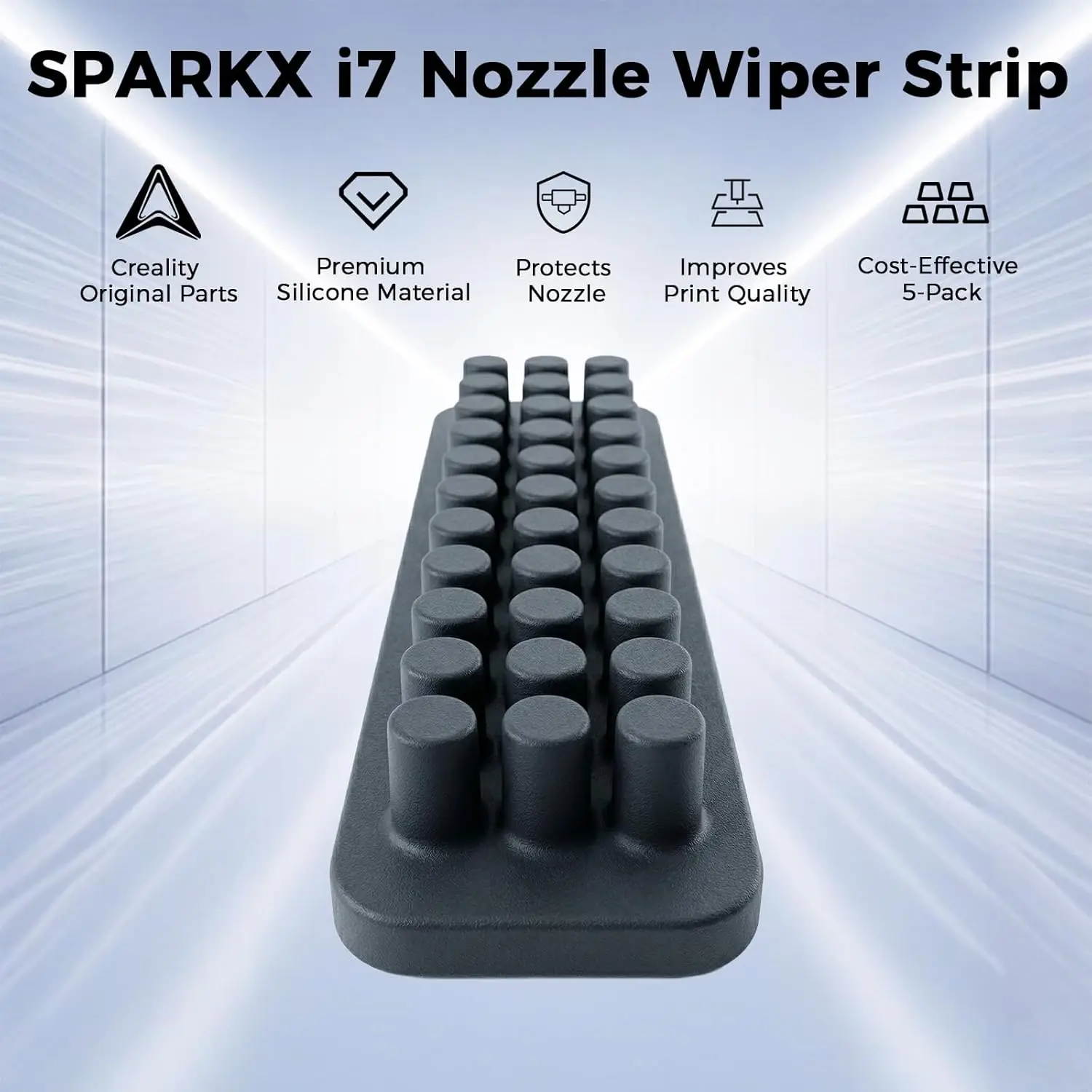Creality Official SPARKX i7 Nozzle Wiper Nozzle Mouth Wiper Strips Cleaning Nozzle Remove Residual Filament