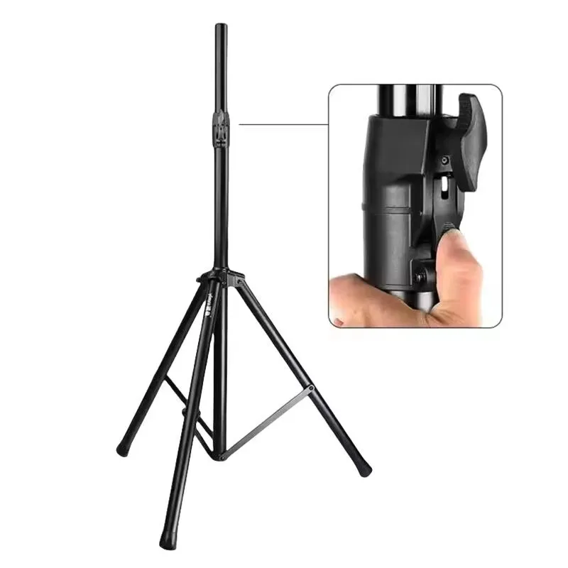 Yinyu SS200 Auto-Locking Heavy Duty Adjustable Tripod Speaker Stand with Air Cushion for Professional Loudspeakers
