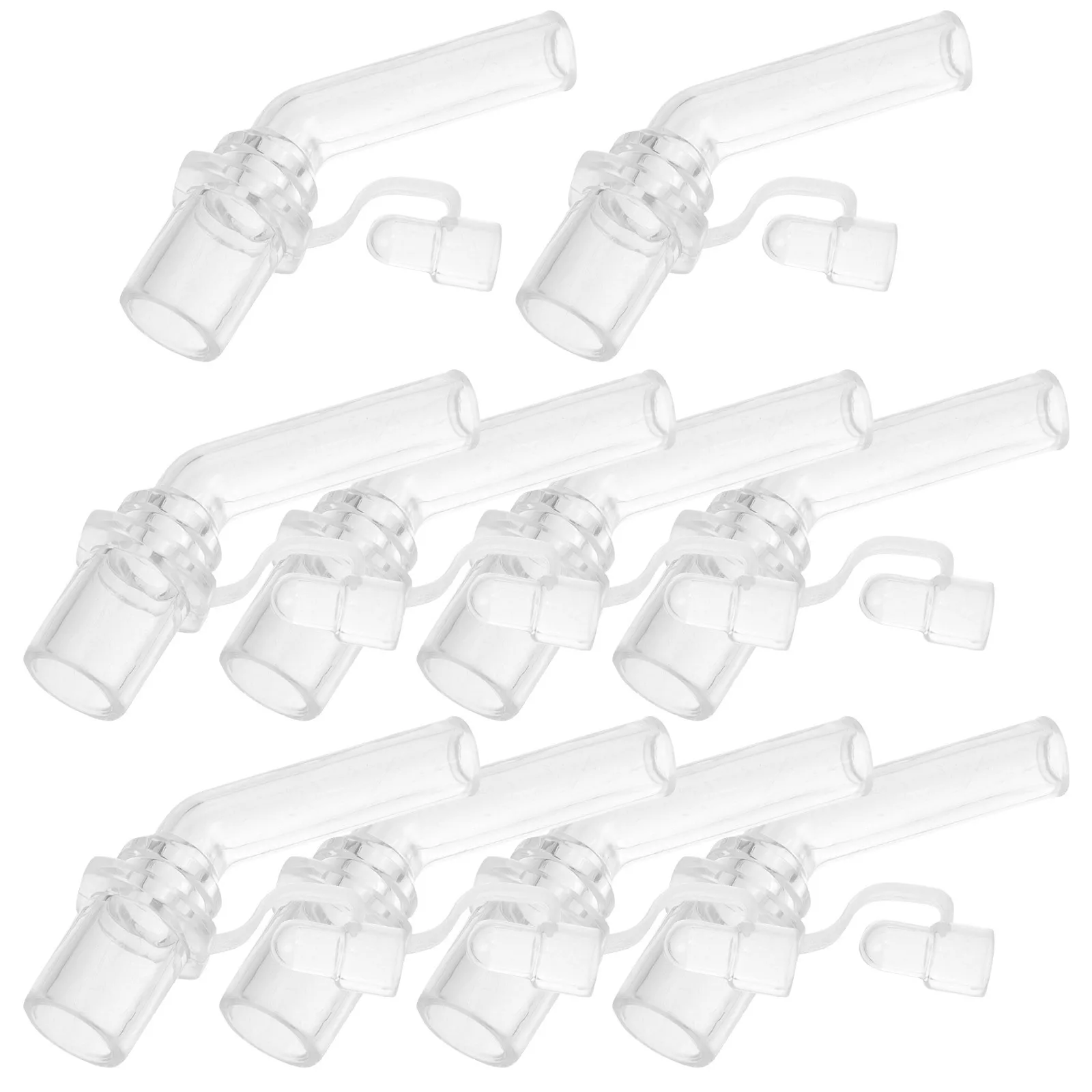 

10Pcs Silicone Kids Sippy Cup Replacement Straw Heads Smooth Texture Replacement Tips for Baby Water Drinking Cups