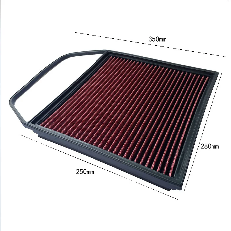 High Flow Air Filter Fits for BMW E82 E88 135 E89 Z4 E90 E91 E92 E93 335 OEM 13717556961 Washable for Cold Air Intake