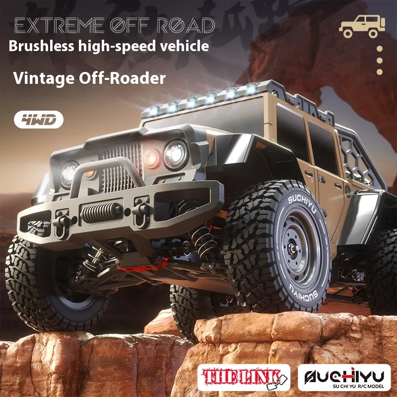 รถบังคับวิทยุ Dealin 1:16 4WD Brushless Monster Truck ความเร็วสูง รถออฟโรด ขับเคลื่อนทุกสภาพพื้นผิว สำหรับเด็กผู้ชาย