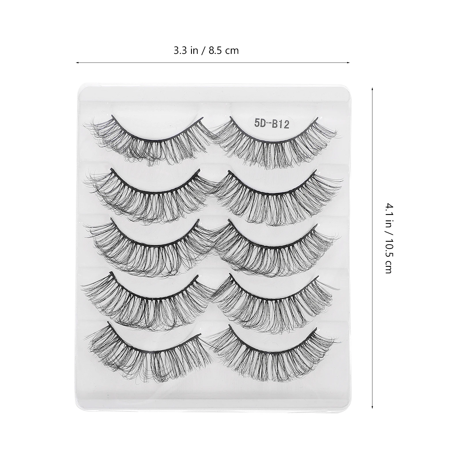 

False Eyelashes Natural Look Curly Reusable Women Fake Lash Extensions Style Party Wedding Daily Use Comfortable