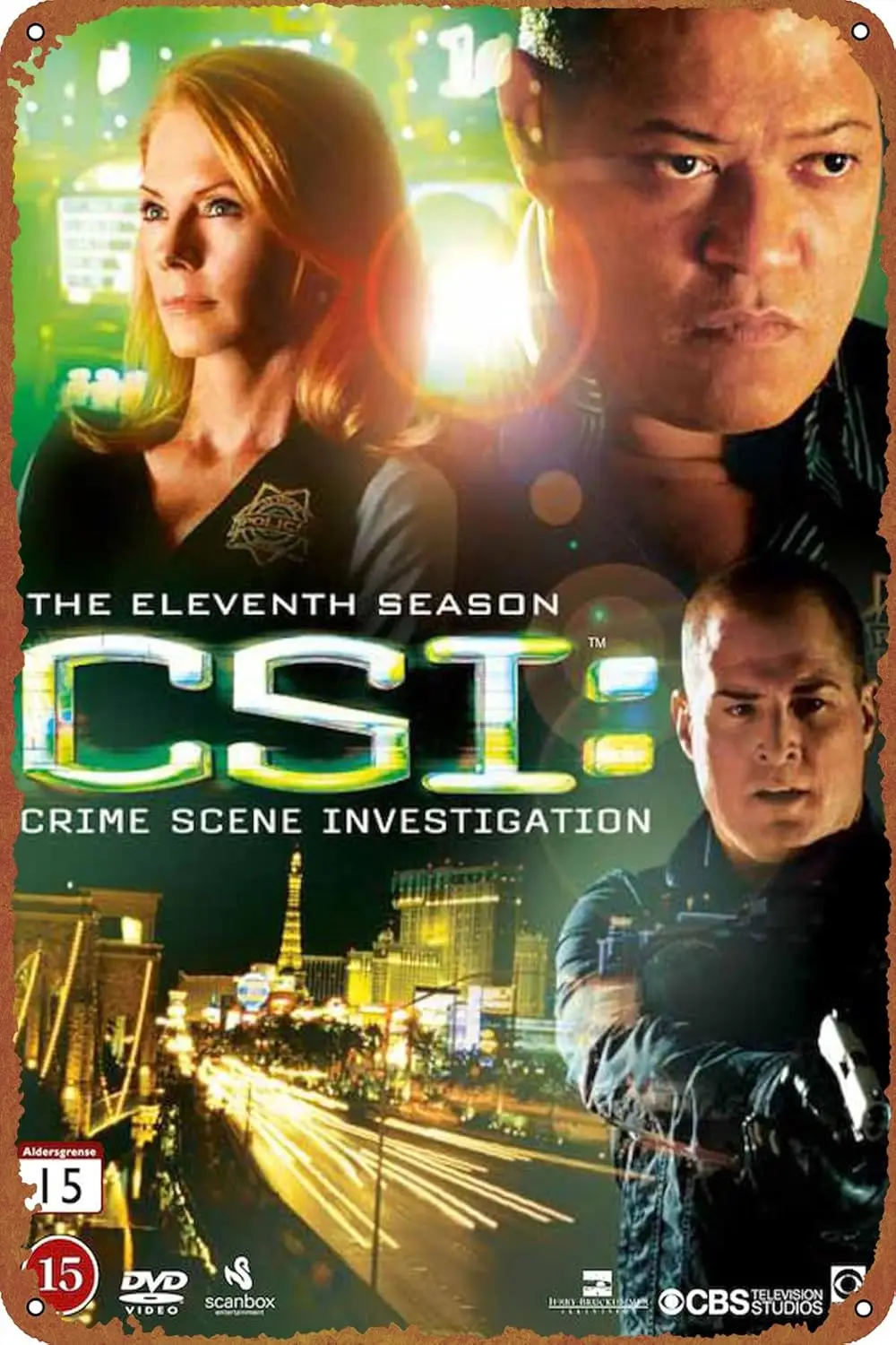 CSI: Crime Scene Investigation Tin Sign Decoration Vintage Metal Movie Poster Signs Wall Decor 8x12 Inch