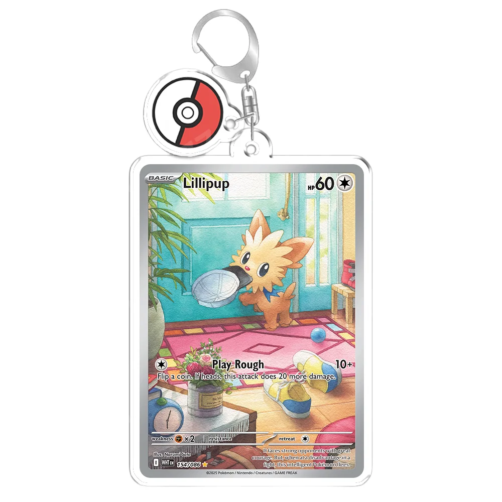 Keychain for Pokemon Zekrom Meloetta Charizard Deino Anime Game Fans Gifts Recycled Acrylic Backpack Pendant Decoration Rare Toy view 2