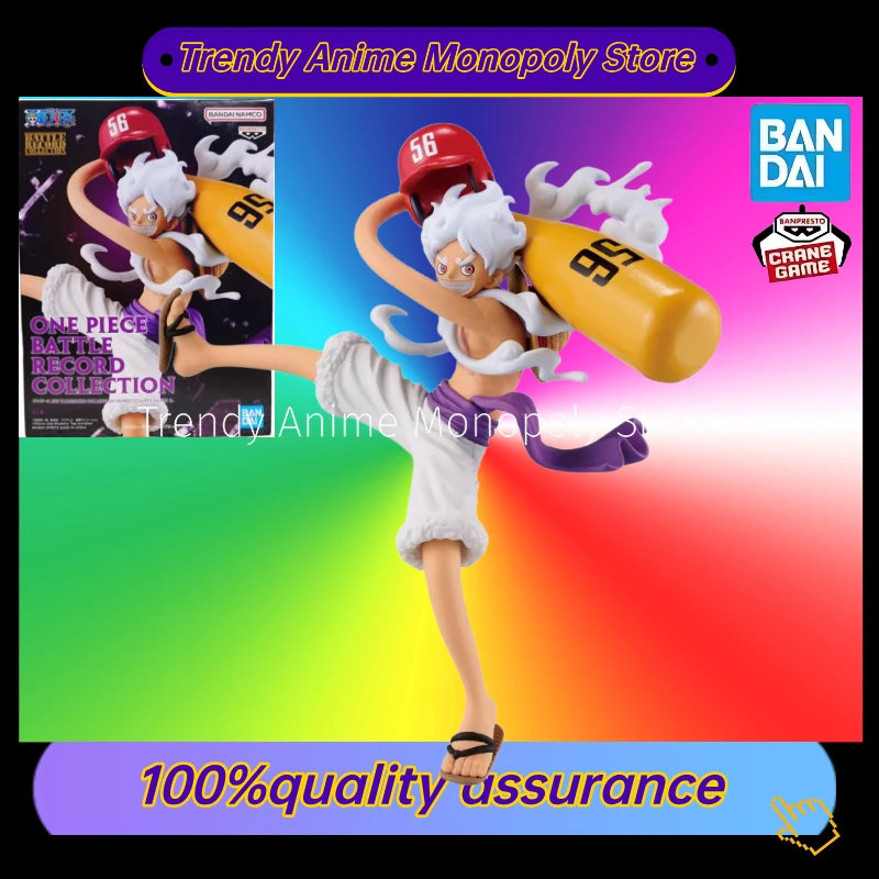 

Оригинальная фигурка BANDAI Banpresto One Piece BRC Monkey D. Luffy Gear 5 II Baseball Battle Record Collection, аниме-фигурка, модель из ПВХ, игрушка