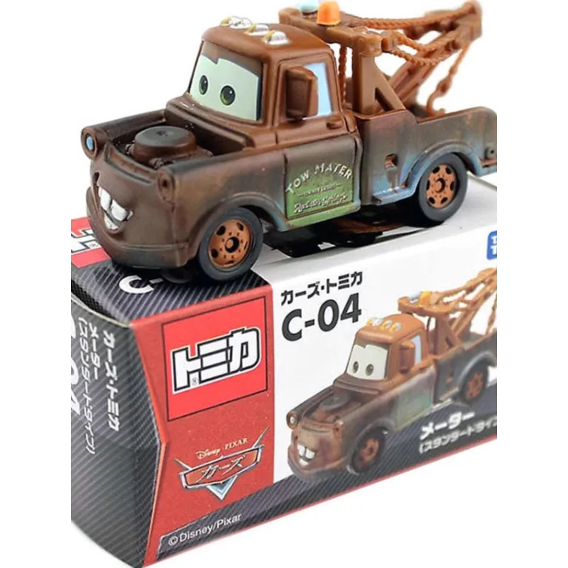 Modelo de carro de liga fundido, coleção King Board McQueen, brinquedos decorativos para crianças, presentes para crianças e feriados, escala 1:64