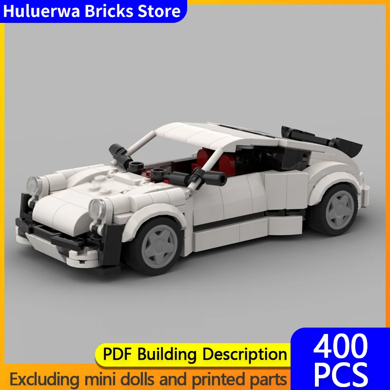 

Модель скоростного гоночного автомобиля MOC, строительные кирпичи, турбо, верхний уровень, спортивный автомобиль, модульная технология, подарки, праздник, сборка, детский игрушечный костюм