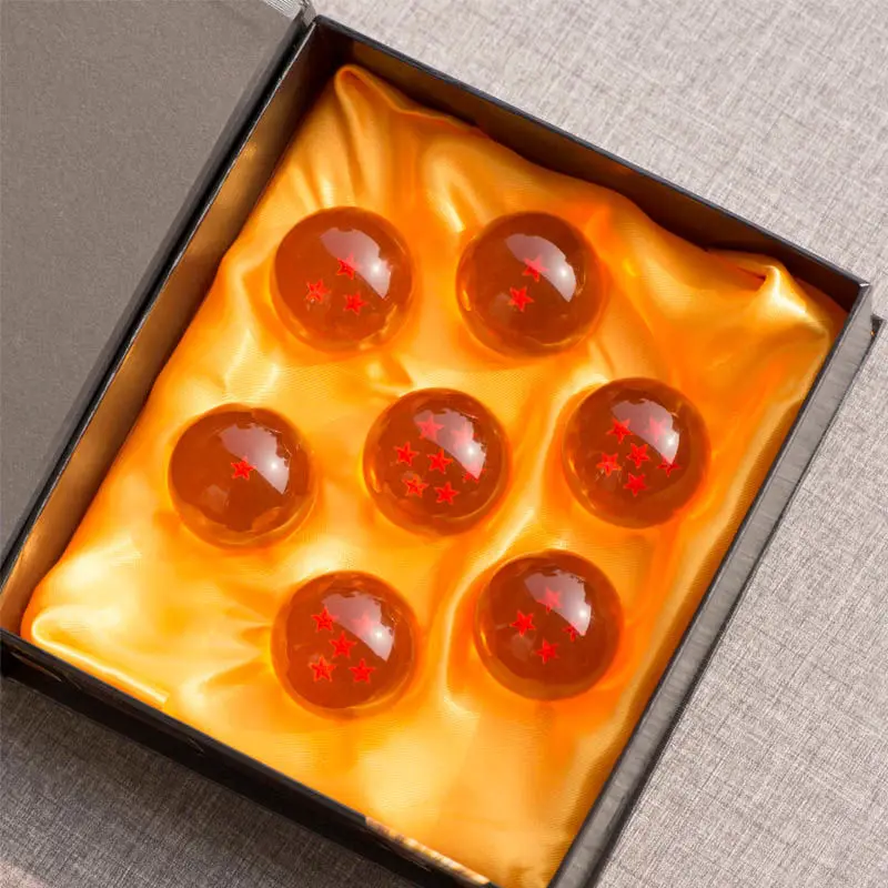 3.5-5.7CM DragonBall 7 Stars Crystal Ball Set of 7 Pcs/set4cm Dragon Ball Z Balls Complet Anime Figure