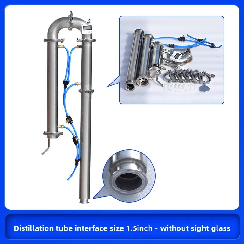Stainless Steel Tube Column Distiller, Home & Commercial Vodka Making Apparatus