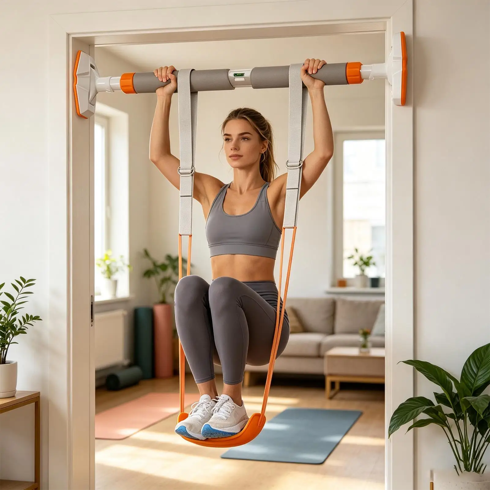 Horizontal Bar Pull Up Power Band Adjustable Pull Up Assistance Bands Set For Pull Ups Assist Men Women Hanging Training Chin Up