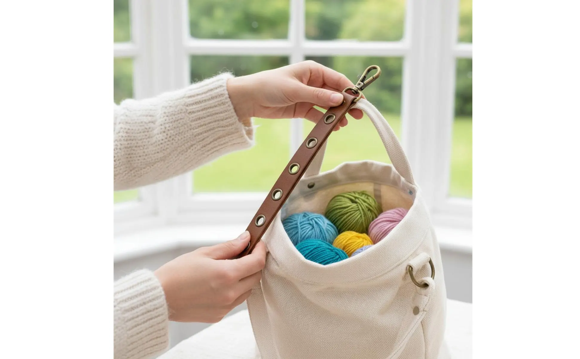 Leather Yarn Organizer Easy to Organize Knitting Yarn Organizer Crochet Thread Guide Tangleuntangled Hobby Storage Long-Lasting Leather Yarn Organizer Easy to Organize Knitting Yarn Organizer Crochet Thread Guide Tangleuntangled Hobby Storage Long-Lasting