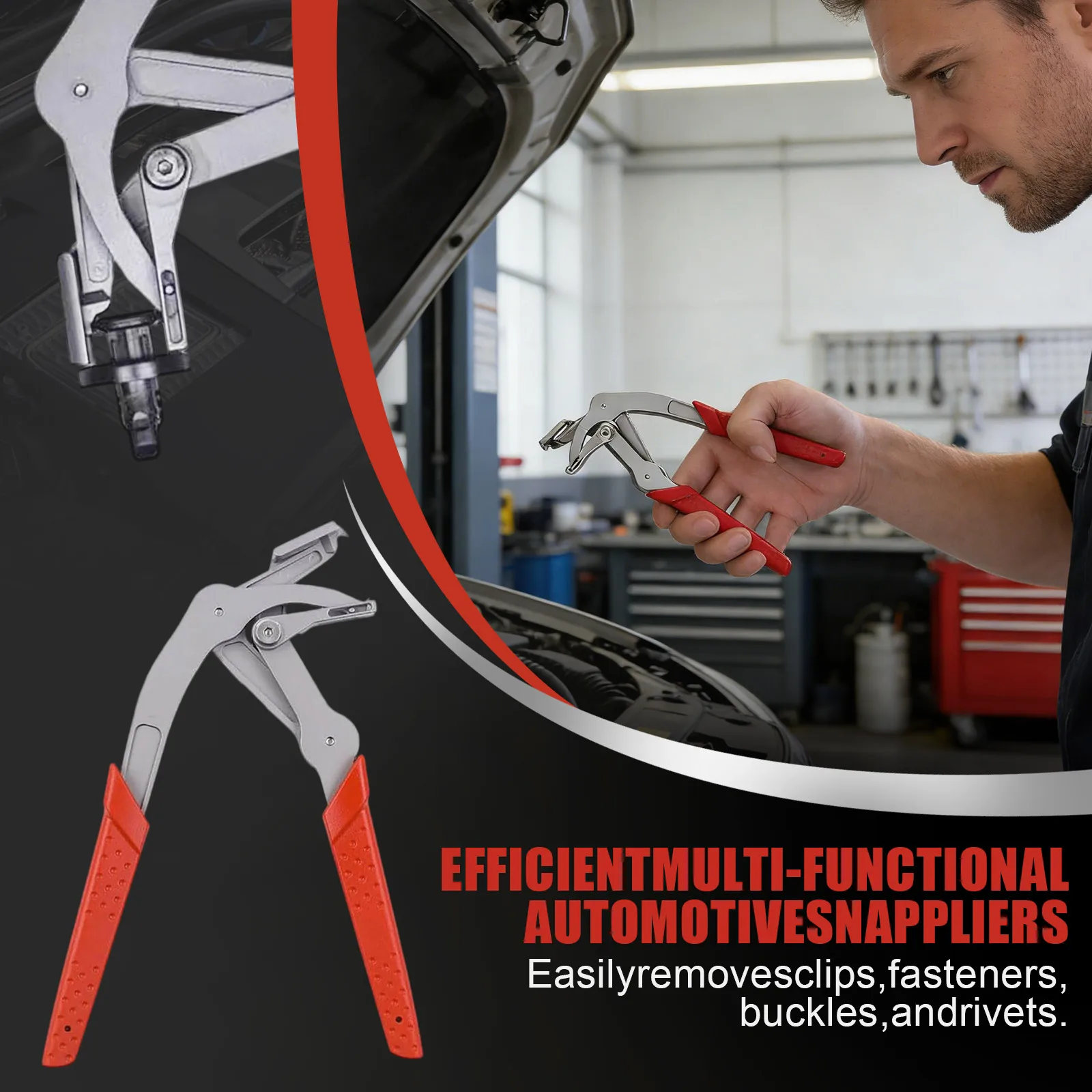 

Универсальные плоскогубцы для снятия клипс автомобильных дверных панелей, плоскогубцы для снятия креплений приборной панели и внутренних панелей, специальный инструмент для авторемонта