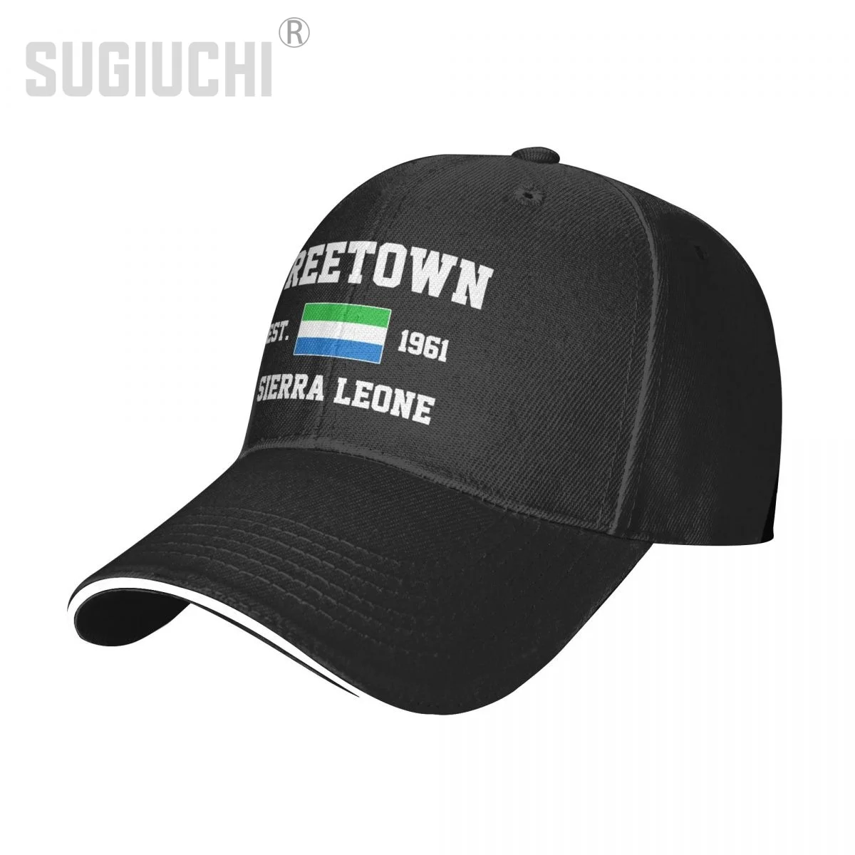 Baseball Cap Sierra Leone EST.1961 Freetown Capital Men Women Unisex Hip Hop Sandwich Caps Snapback Golf Hat Fishing