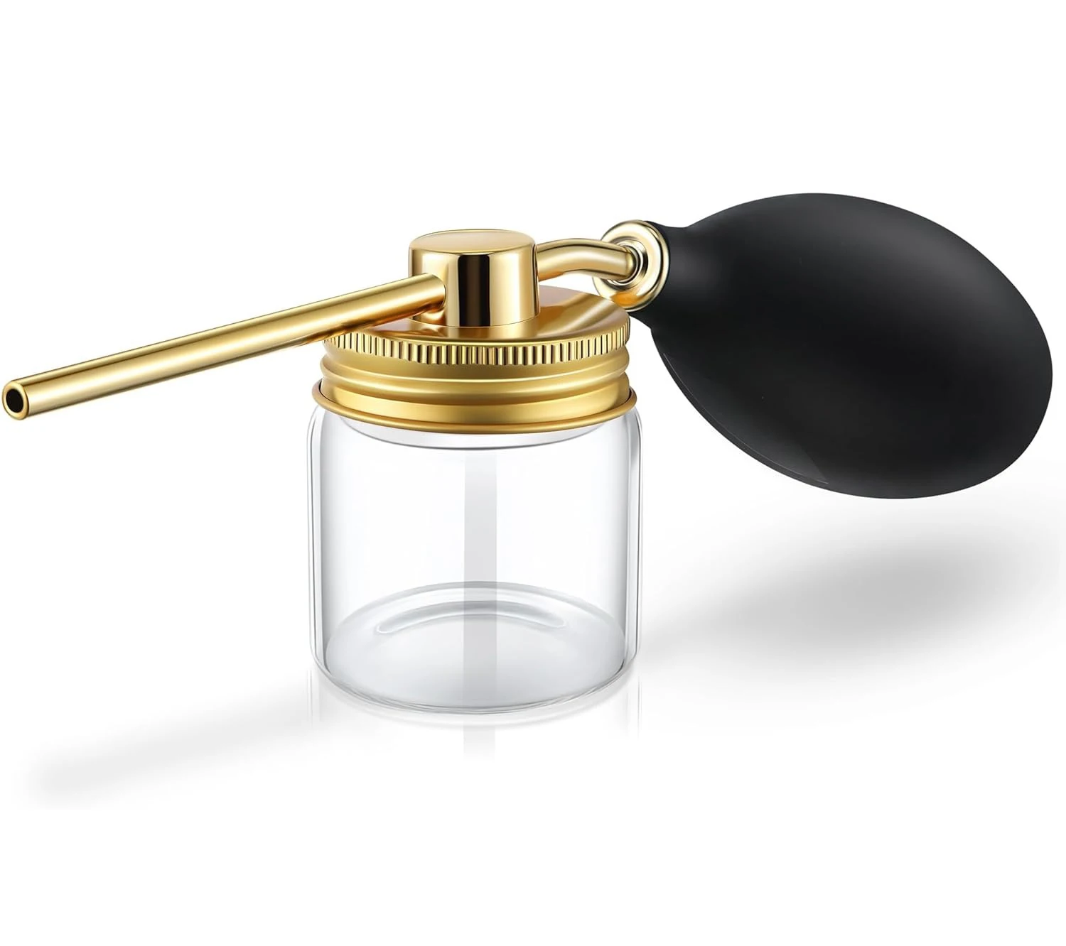 Refillable Barber Powder Spray Bottle Hair Building Fiber Applicator Talc Powder Blower Puffer Tools Salon Accessories