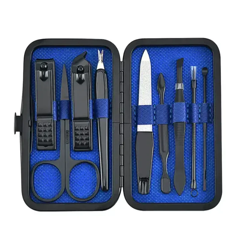 4 7 8 9 Stuks Nagelknipper Manicure Pedicure Set Draagbare Reizen Rvs Nail Cutter Tool Kit Vingernagel pak