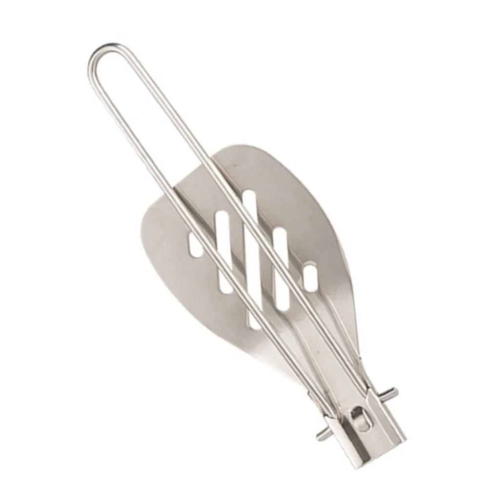 Stainless Steel Steak Frying Spatula Heavy Duty Slotted Turner Heat Resistant Kitchen Cooking Tool